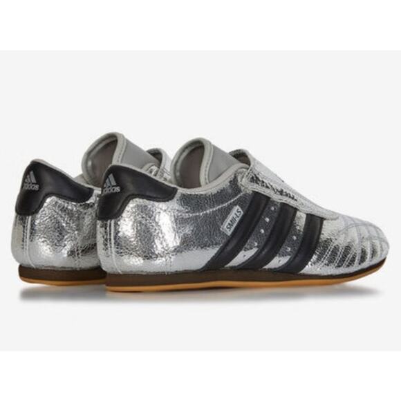 Adidas Taekwondo Silver Metallic Core Black Size women's 8.5 - Picture 8 of 14